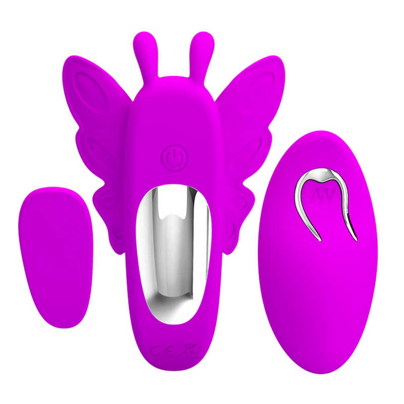 LyBaile Romance Aileen Remote Panty Massager Purple - Вибратор в трусики, 10.5х6.2 см (фиолетовый)