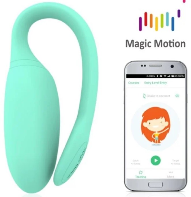 Magic Motion Kegel Rejuve - cмарт-тренажер Кегеля (бирюзовые), 8.5х2.3 см