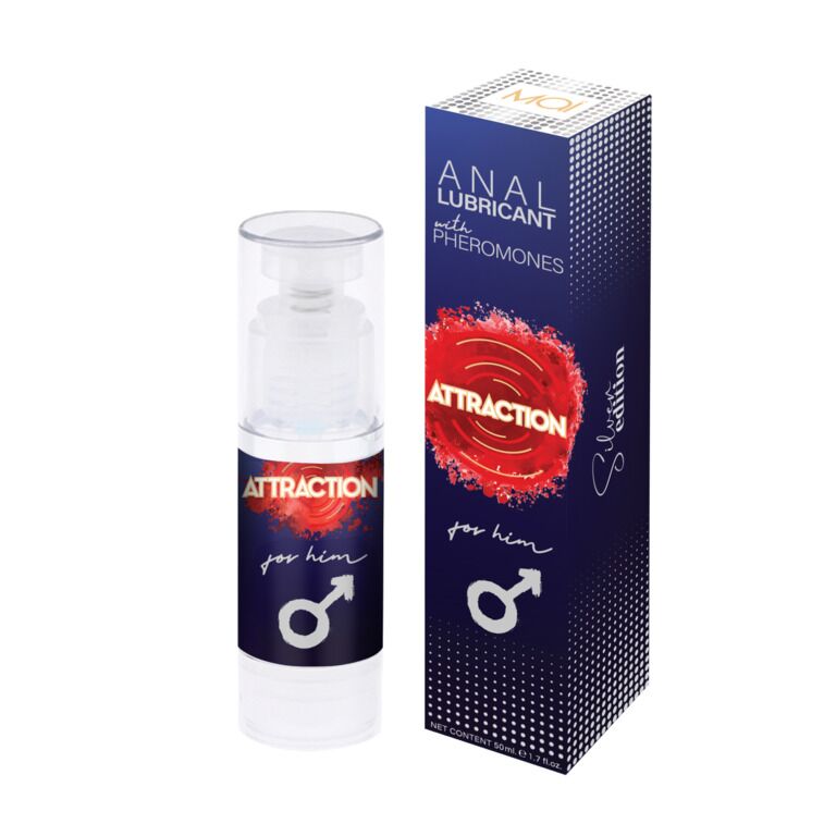 Mai Attraction Anal For Him - Анальная смазка для мужчин на водной основе с феромонами, 50 мл