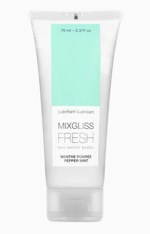 MixGliss Fresh Pepper mint - Лубрикант на водній основі, М'ята перцева, 70 мл.