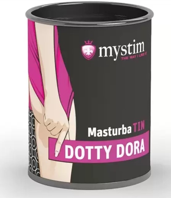 Mystim MasturbaTIN Dotty Dora - Мастурбатор, 4.5х1.4 см (рожевий)