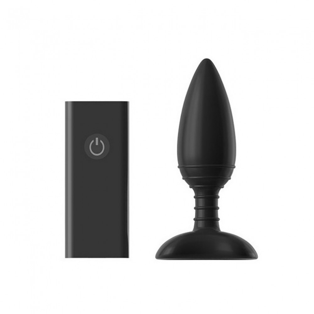 Nexus Ace Remote Control Vibrating Butt Plug S - Анальная пробка с вибрацией и дистанционным управлением, 10х3 см (чёрный)