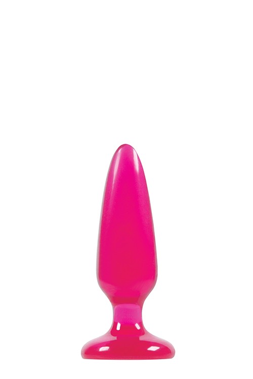 Ns Novelties Pleasure Plug Small - Анальная пробка, 10х3,5 см (розовый)