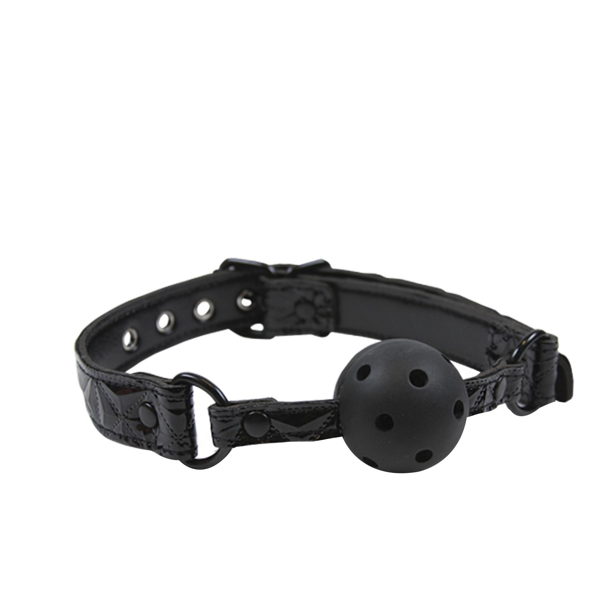 Ns Novelties Sinful Ball Gag Black - Кляп-шарик