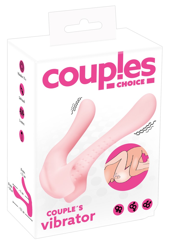 Orion - Couple's Choice Couples Vibrator - Вибратор для пар, 11х2.8 см