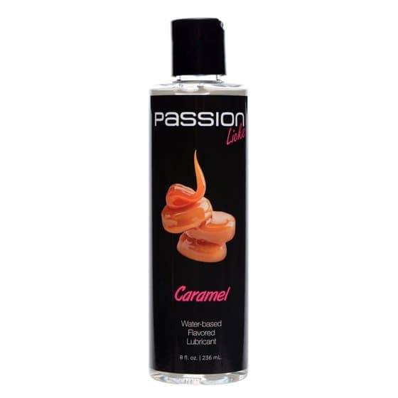 Passion Licks Caramel Water Based Flavored Lubricant – лубрикант, 236 мл. (карамель)