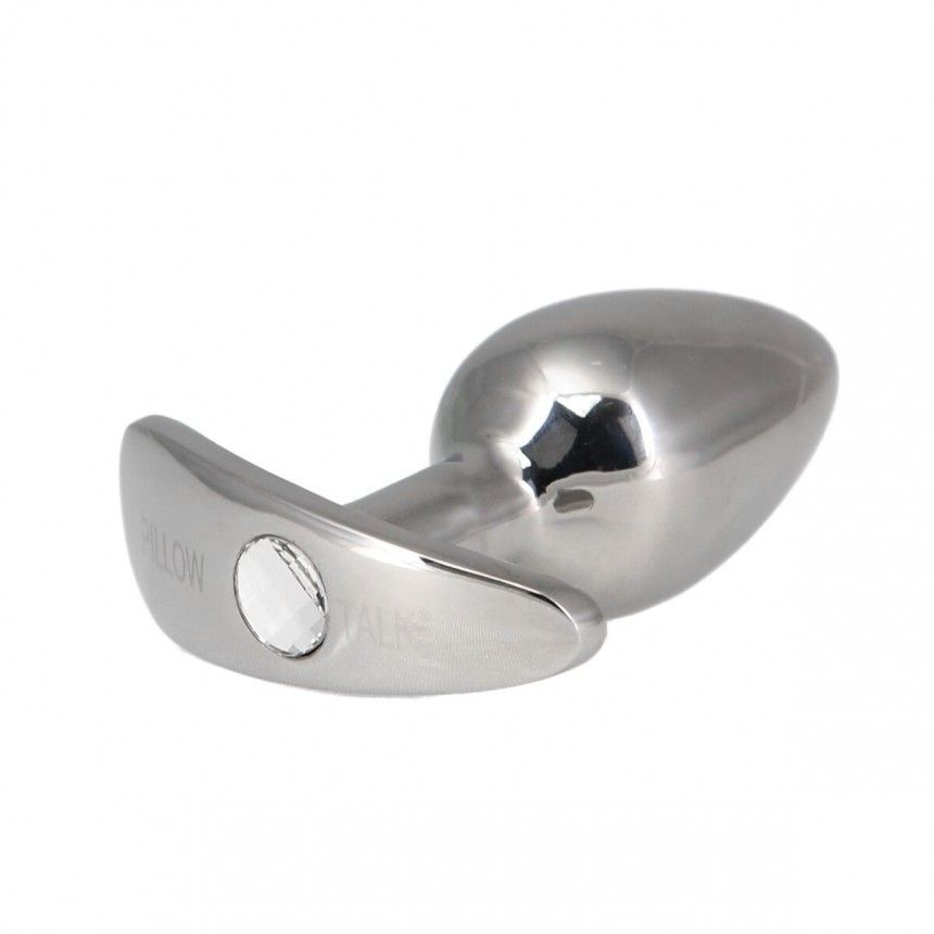 Pillow Talk Sneaky Luxurious Stainless Steel Anal Plug - Анальная пробка, 6х2.5 см