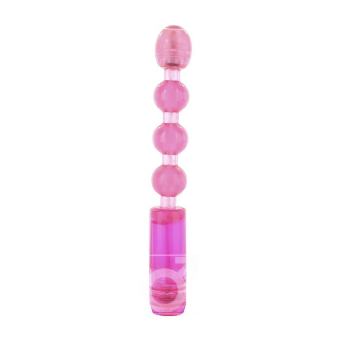 Pipedream Ana Beads - Анальный вибратор, 13.5х3 см (розовый)