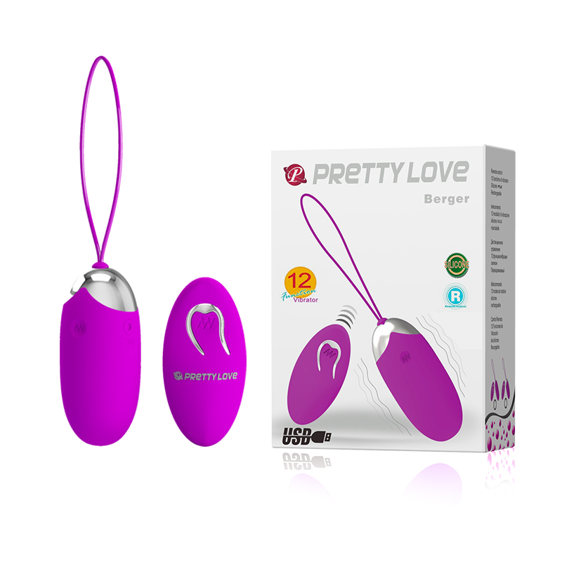 Віброяйце - Pretty Love Berger Vibrating Egg Purple