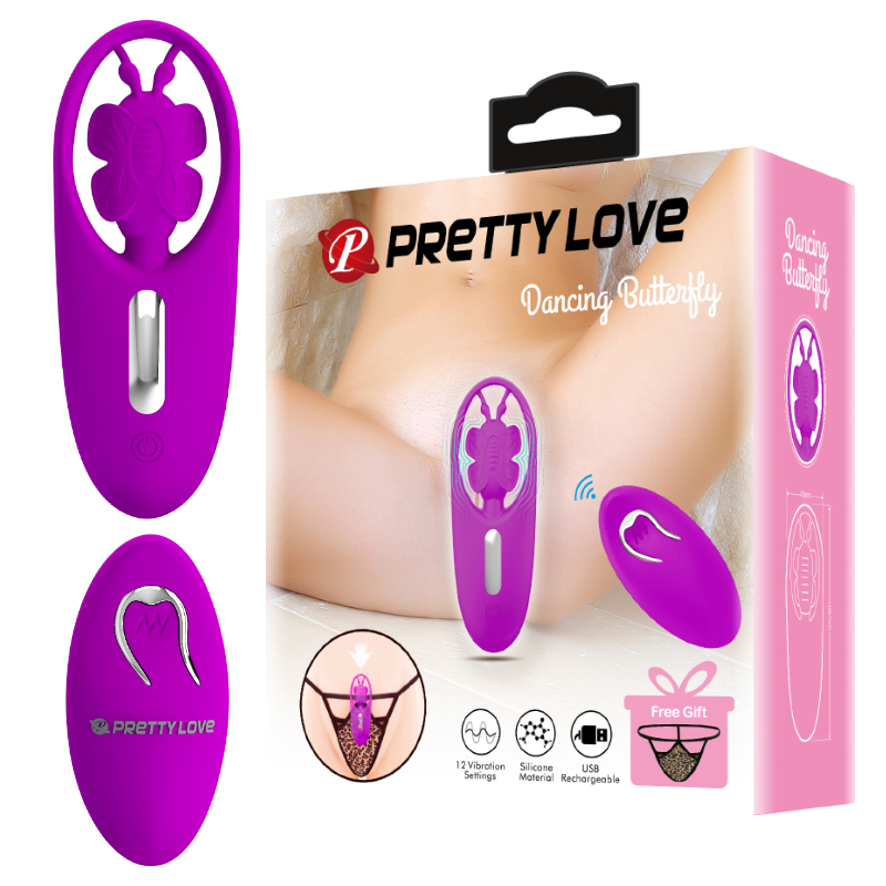 Клиторальный стимулятор - Pretty Love Dancing Butterfly Stimulator Purple