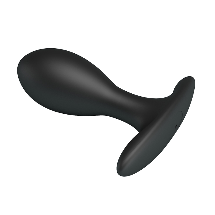 Pretty Love Inflatable Anla Plug Black – надувна анальна пробка зі зміщеним центром ваги, 15 см (чорний)