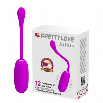 Віброяйце - Pretty Love Julius Vibrating Egg Purple