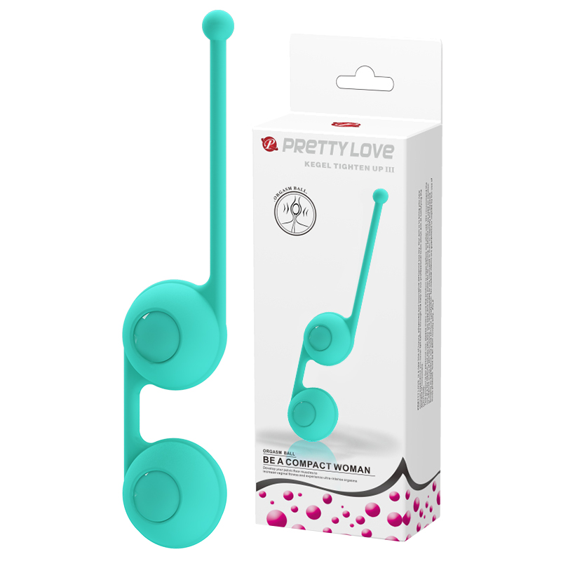 Pretty Love Kegel Tighten Up Balls III Blue - Вагинальные шарики (голубой)