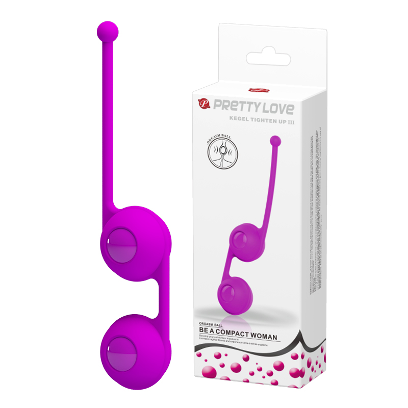 Pretty Love Kegel Tighten Up Balls III Purple - Вагінальні кульки (фіолетовий)