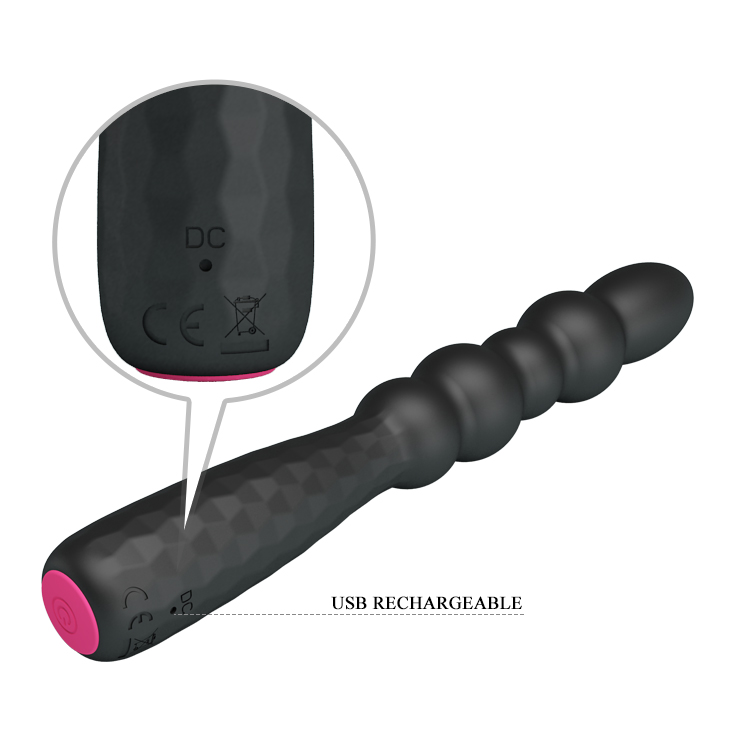 Pretty Love Monroe Vibrator Black - Вибратор, 18,5 см (черный)