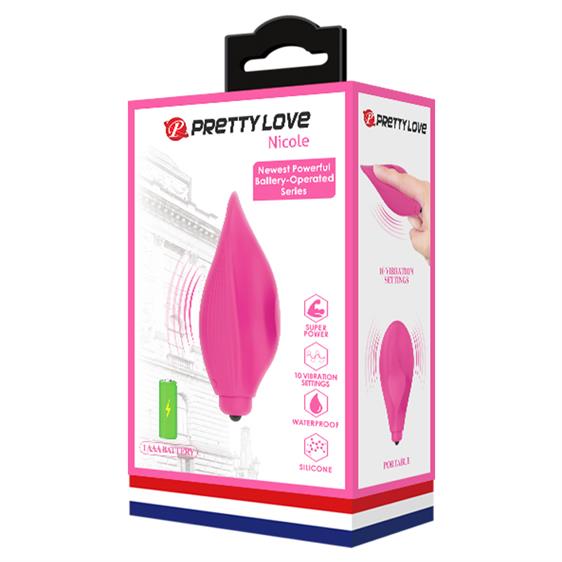 Кліторальний стимулятор - Pretty Love Nicole Clitoral Stimulator Magenta