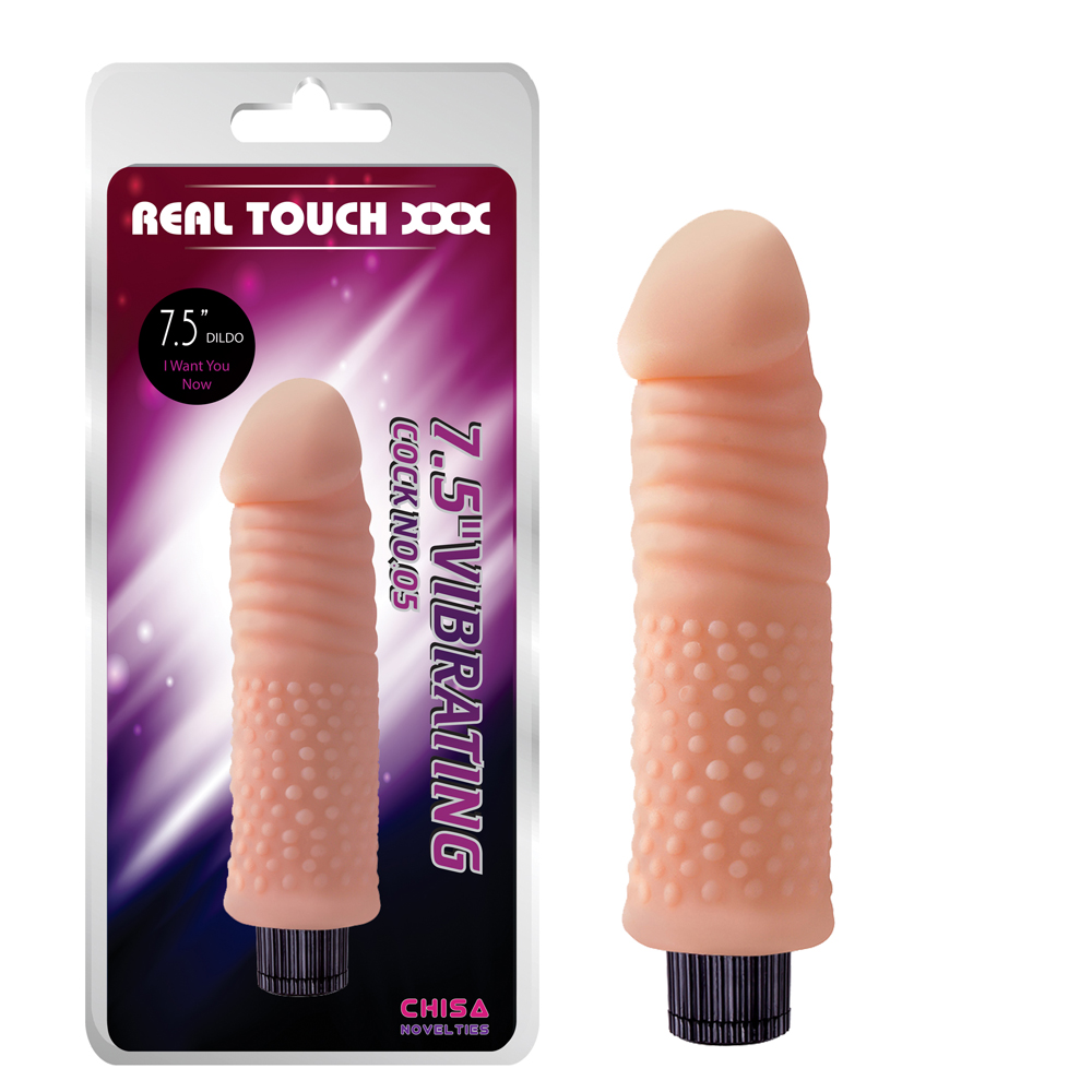 Вибратор - Real Touch XXX 7.5" Vibrating Cock No.05