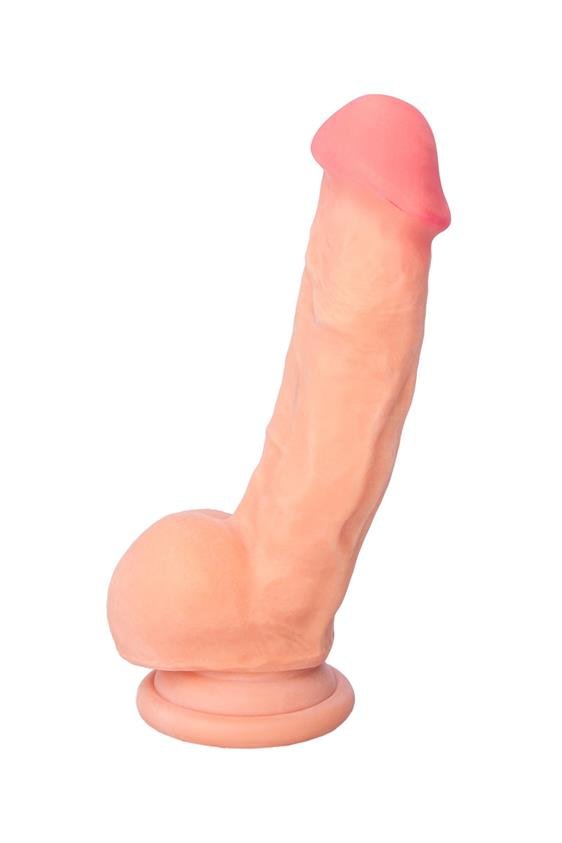 RealStick Elite Realistic dildo with sucction cup - Фалоімітатор, 20 см (тілесний)