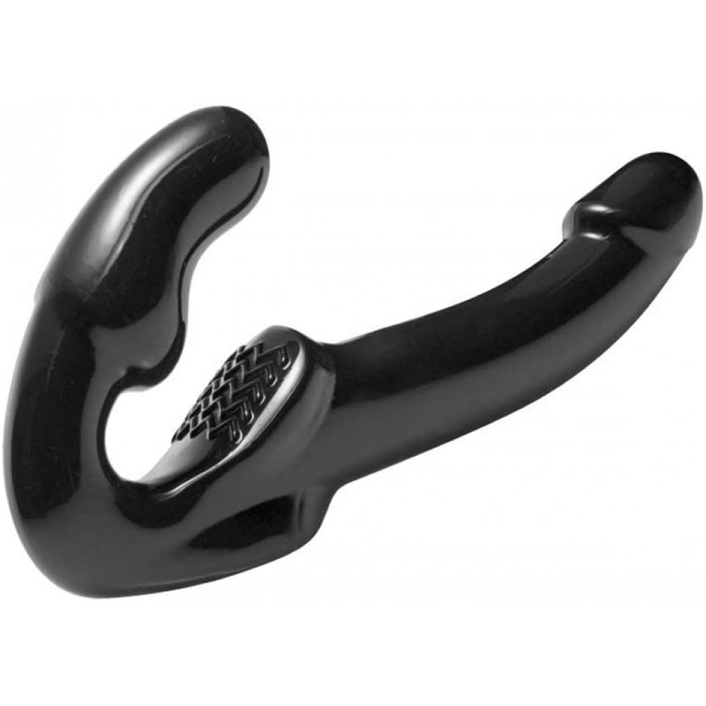 Revolver Strapless Strap On G-Spot Dildo - Страпон, 25,5х3,1 см (чорний)