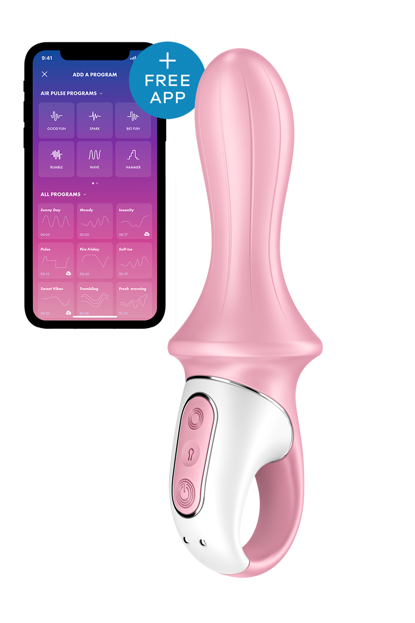 Satisfyer Air Pump Booty 5+ - Анальний вібратор надувний