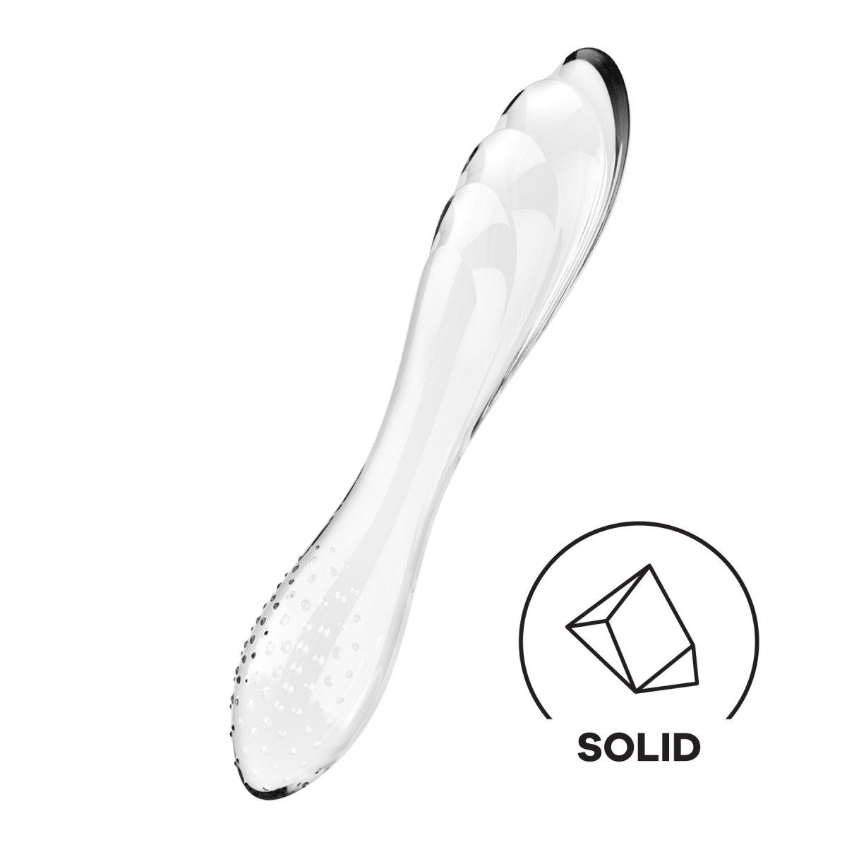 Двосторонній фалоімітатор Satisfyer Dazzling Crystal 1, 18,5 см