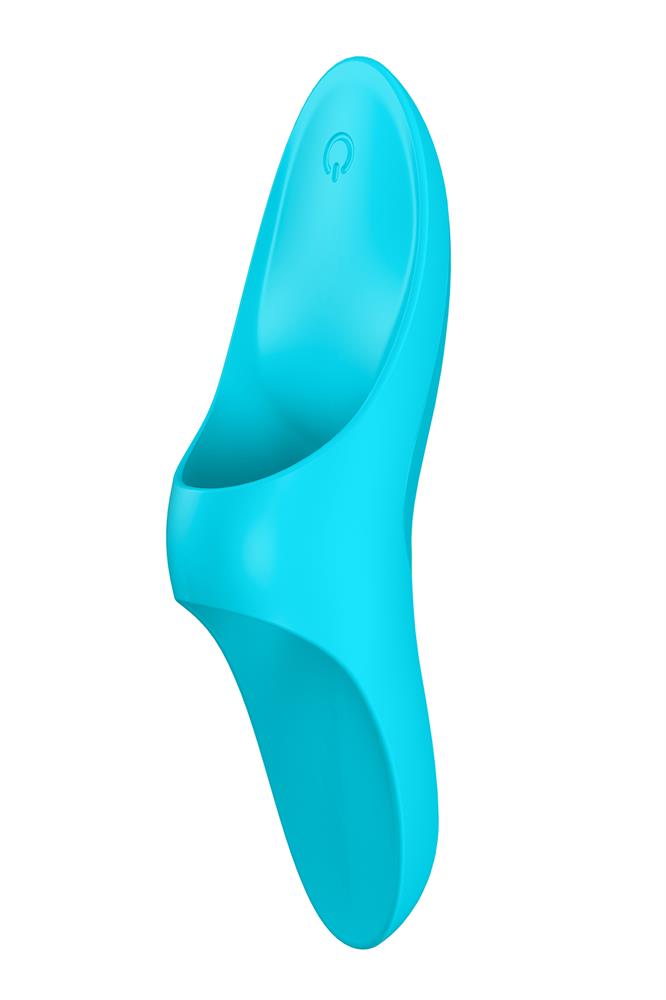 Satisfyer Teaser Light Blue - Вибратор на палец, 12х3.5 см (голубой)