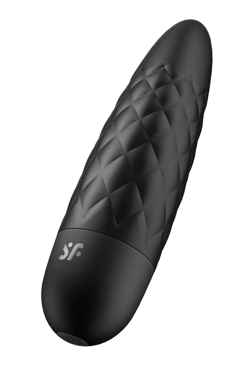 Satisfyer Ultra Power Bullet 5 Black віброкуль, вібратор для клітора, 9.6х2.6 см (чорний)