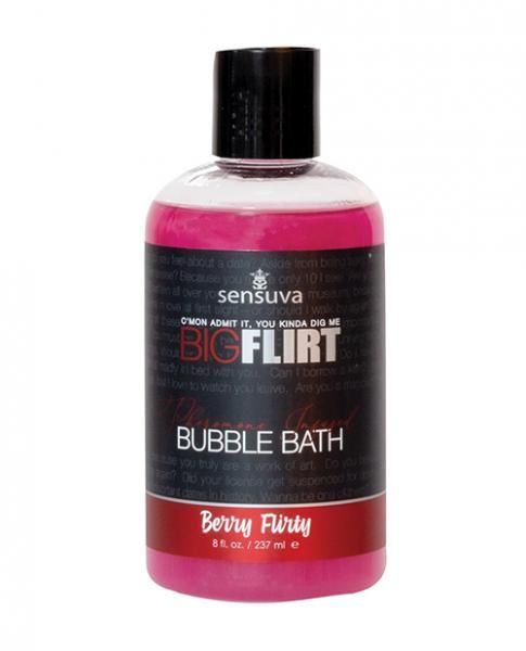 Sensuva Big Flirt Pheromone Bubble Bath Berry Flirty Піна для ванни з кокетливим ягідним ароматом, 237 мл