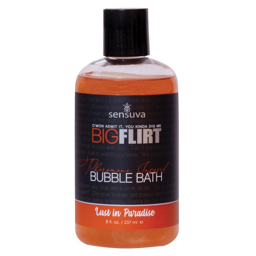 Sensuva - Big Flirt Pheromone Bubble Bath - Lust in Paradise - Пена для ванны, 237 мл