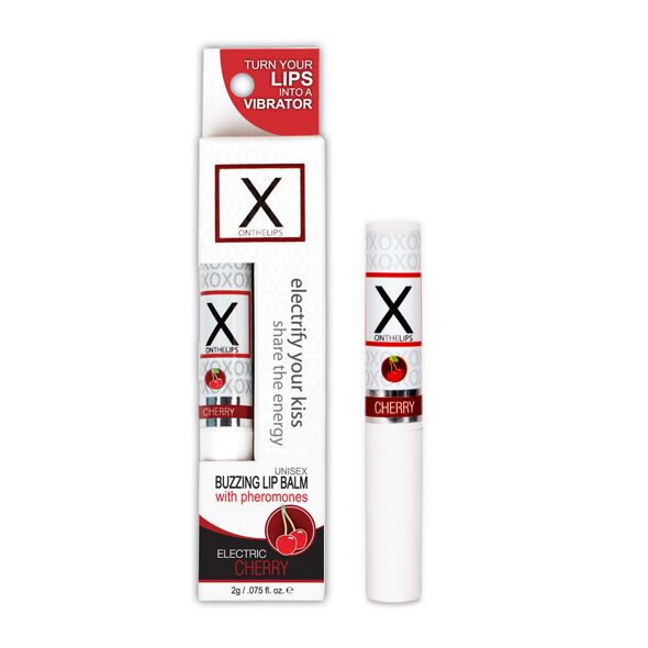 Sensuva - X on the Lips Cherry - Стимулирующий бальзам для губ с феромонами, 2 г (вишня)