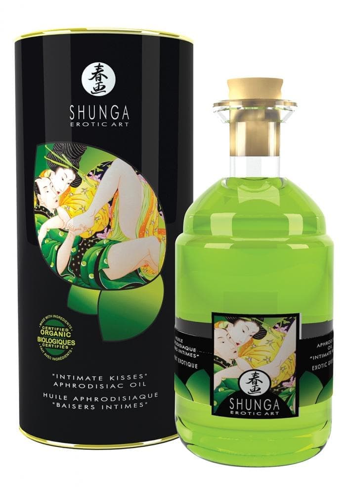 Массажное масло Shunga Aphrodisiac Oil Green Tea Organic, 100 мл