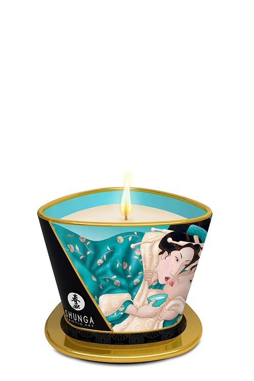 Shunga Candle Island Blossoms - Массажная свеча с цветочным ароматом, 170 мл