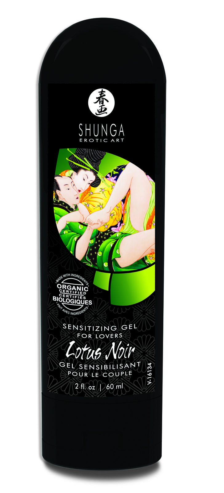 Shunga Lotus Noir - возбуждающий гель для пар, 60 мл.