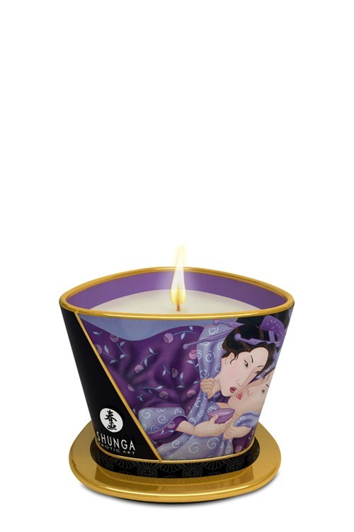 Shunga Massage Candle - Масажна свічка з ароматом екзотичних фруктів, 170 мл