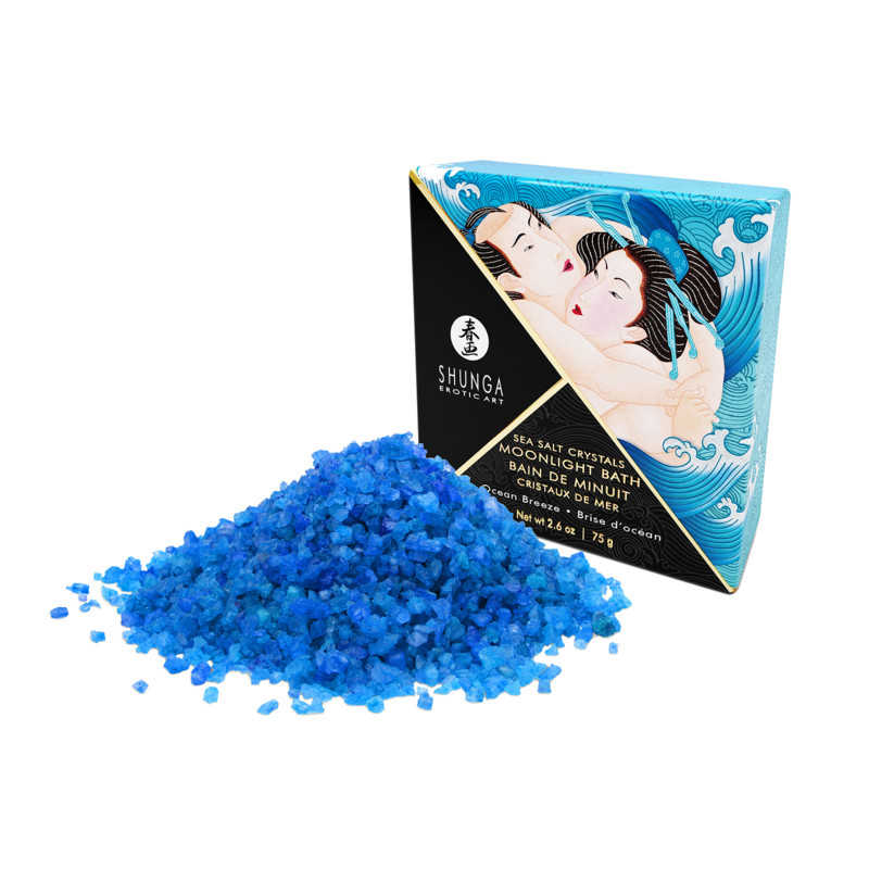 Shunga Moonlight Bath Ocean Breeze – сіль Мертвого моря з лікувальними властивостями, 75 мл.