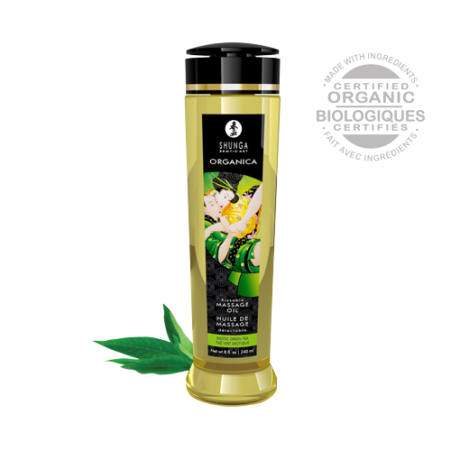 Shunga ORGANICA Exotic green tea органическое массажное масло, 240 мл