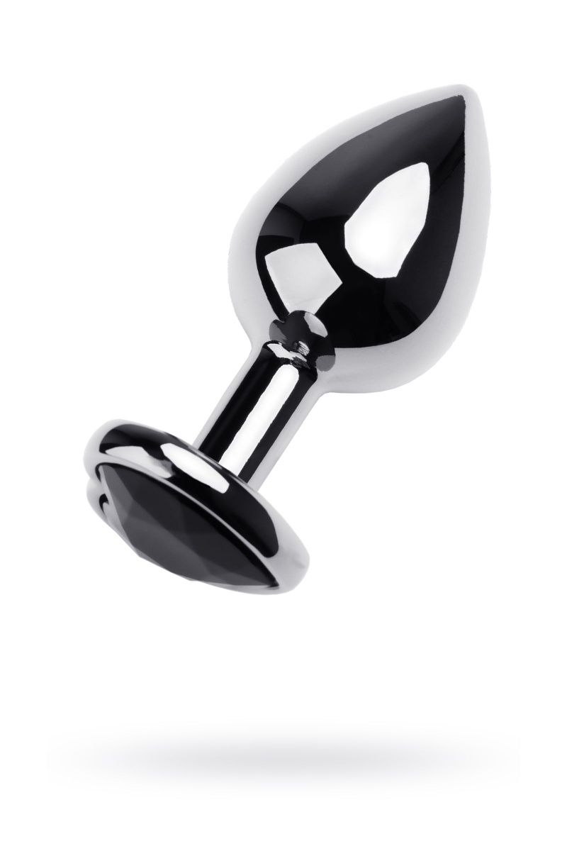 Silver anal plug TOYFA - Анальний затор, 7.5х3.4 см