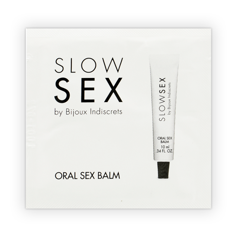 Slow Sex Oral Sex Balm сашет бальзам для орального секса, 2 мл