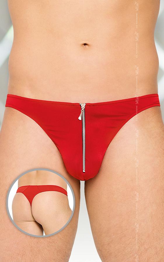 SoftLine - Thongs 4501 - Труси чоловічі, XL (червоні)