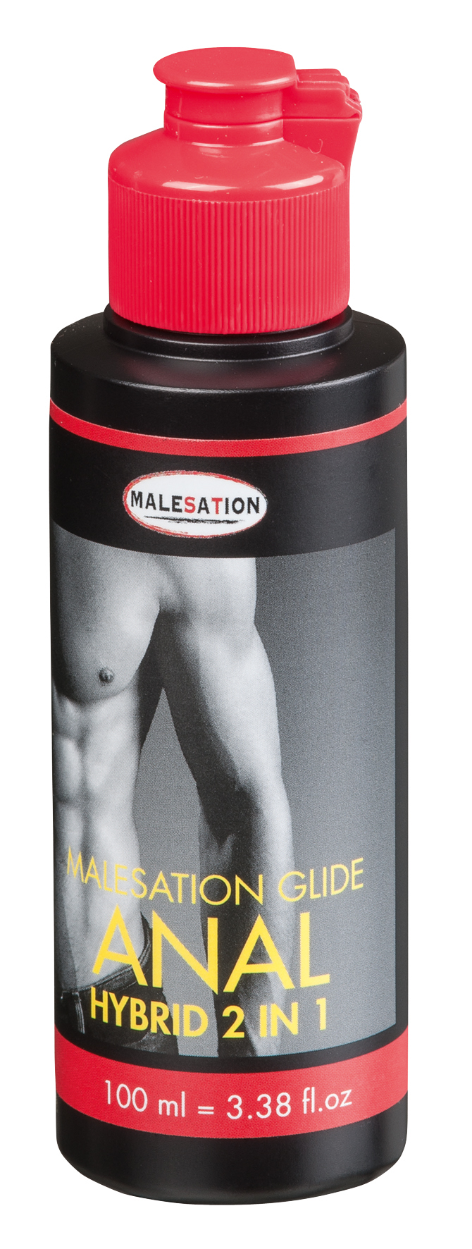 StRubber - Malesation Anal Hybrid Lubricant - Анальний лубрикант на гібридній основі, 100 мл