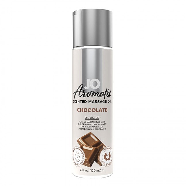 System JO Aromatix - Massage Oil - Chocolate - Массажное масло, 120 мл