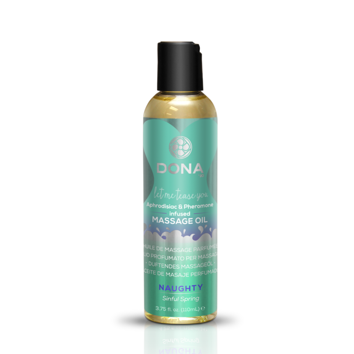 System JO DONA Massage Oil Naugty Singful Spring массажное масло с феромонами и афродизиаками, 110 мл