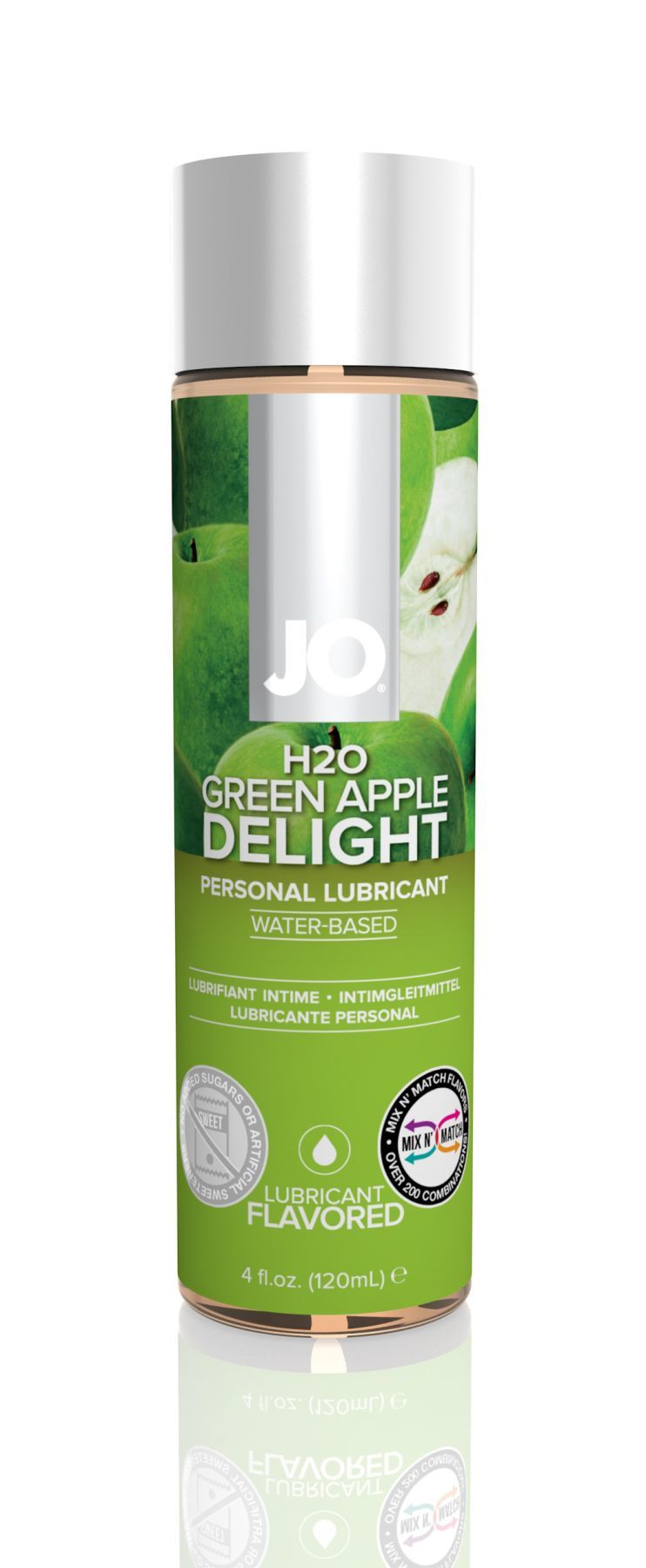 System JO H2O Green Apple - смазка на водной основе со вкусом яблока,120 мл.