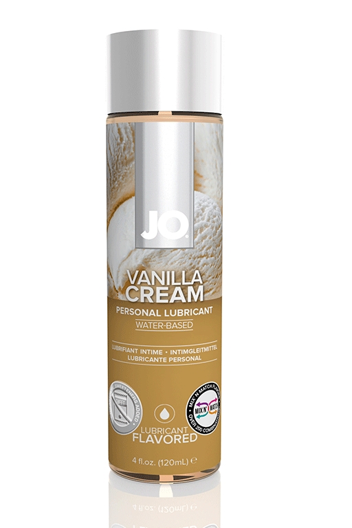 System JO - H2O lubricant Vanilla Cream оральний лубрикант зі смаком ванільного крему, 120 мл