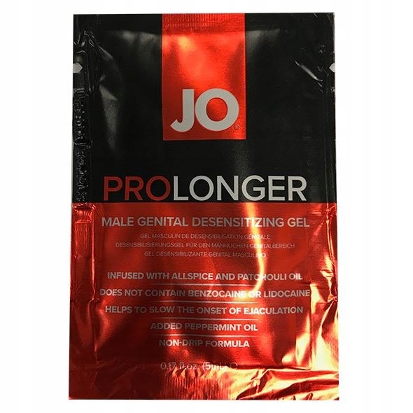 System JO Prolonger Gel - Гель для продления полового акта, 5 мл