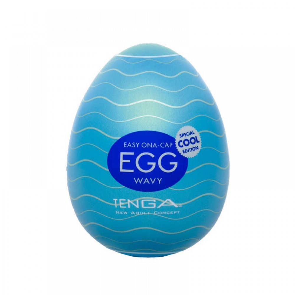 Tenga Egg Cool - Мастурбатор-яйце, 5х4.5 см (білий)