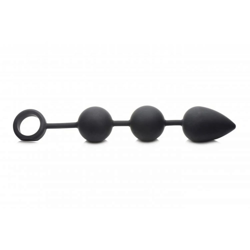 Tom of Finland Weighted Anal Ball Beads - огромные анальные шарики, 31.5х5.7 см