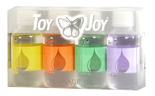 Набор массажных масел Toy Joy, 4 х 50 мл