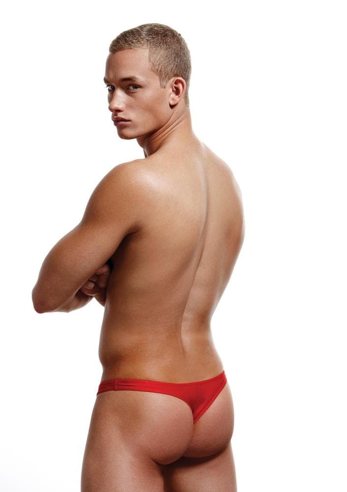 Baci Low Rise Thong - Мужские трусы стринги, M/L (красный)