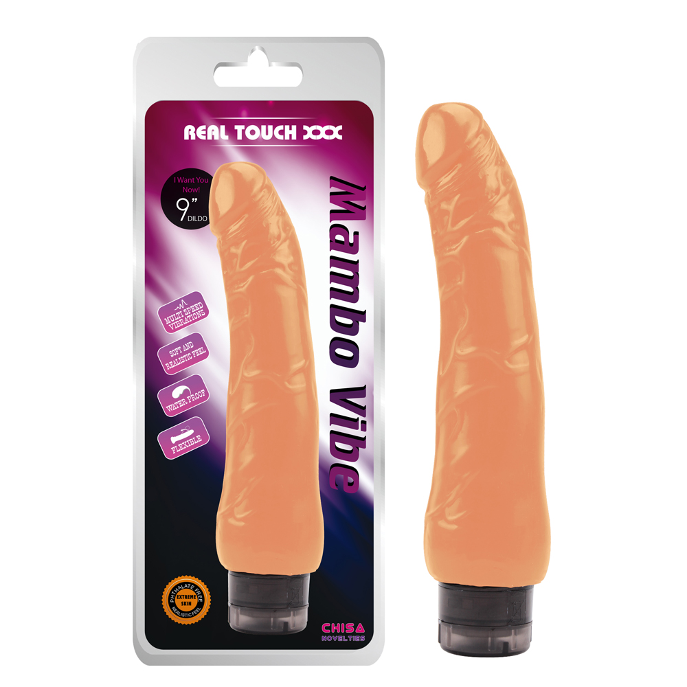 Реалистичный вибратор – The Ultra Soft Dude Vibrating 8.8"